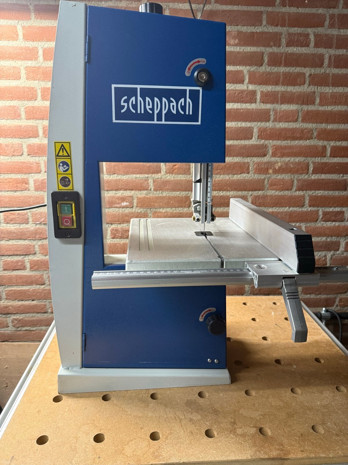 Scheppach BASA1 Lintzaag, Ophalen, 70 mm of meer, Zo goed als nieuw, Lintzaag