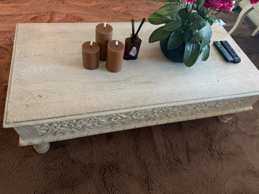 Oosterse maliha salontafel, Huis en Inrichting, Tafels | Salontafels, Ophalen, 100 tot 150 cm, 50 tot 100 cm, Zo goed als nieuw