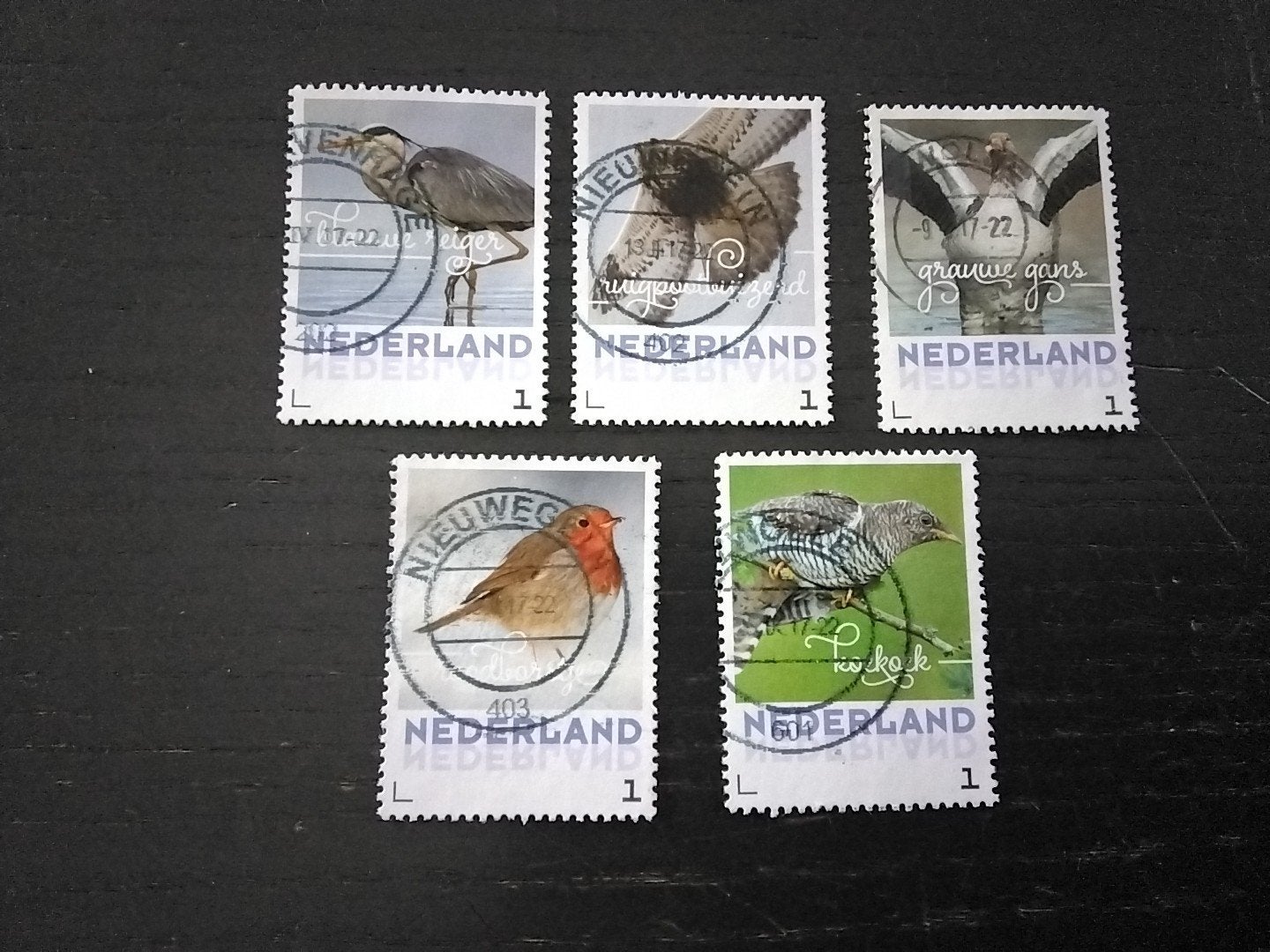 2606 Nederland persoonlijkheids zegels vogels, Ophalen of Verzenden, Gestempeld, Dier of Natuur