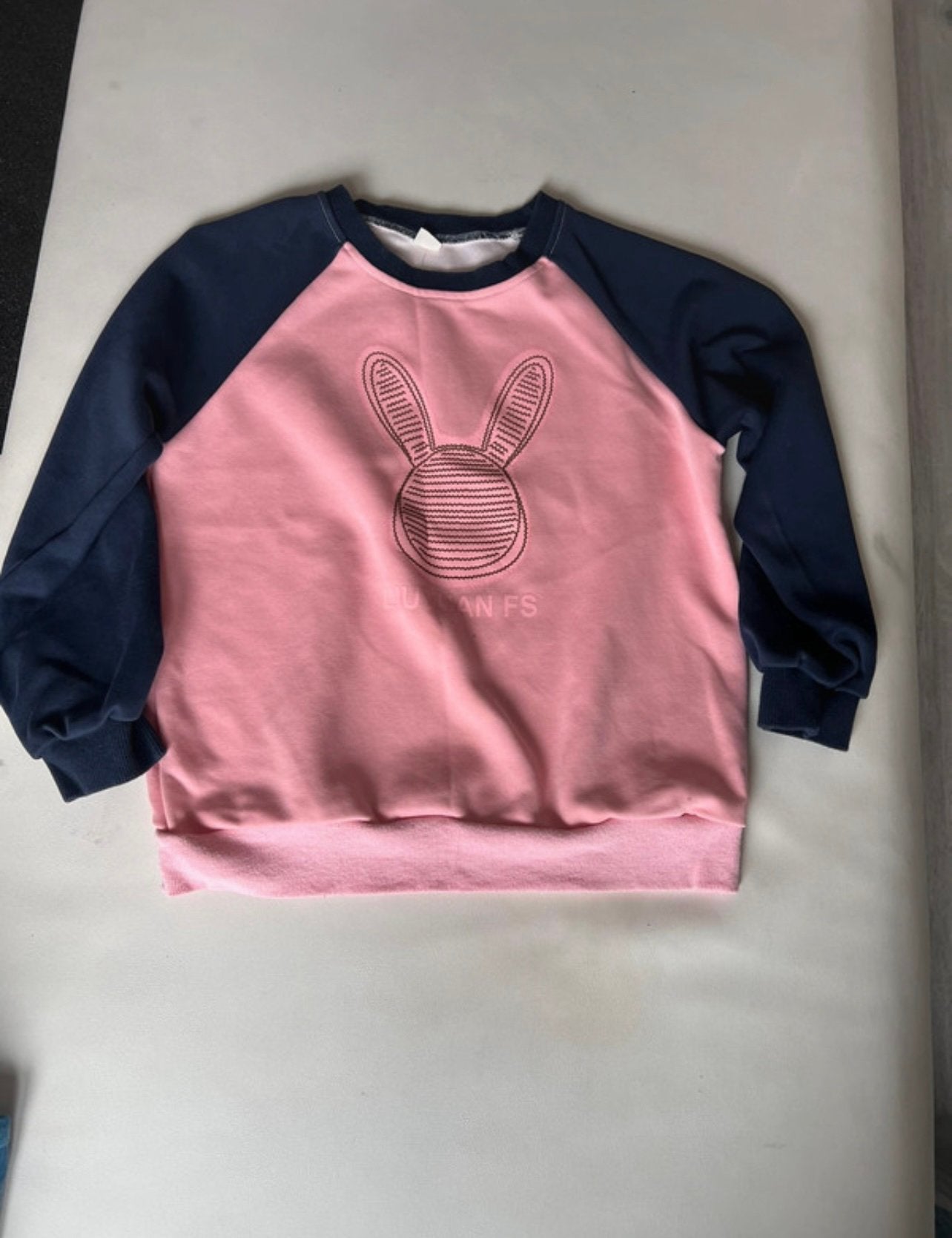 Een trui met een konij,mooieroze kleur en blauwe kleur. Voor, Kleding | Dames, Truien en Vesten, Ophalen, Nieuw, Maat 34 (XS) of kleiner
