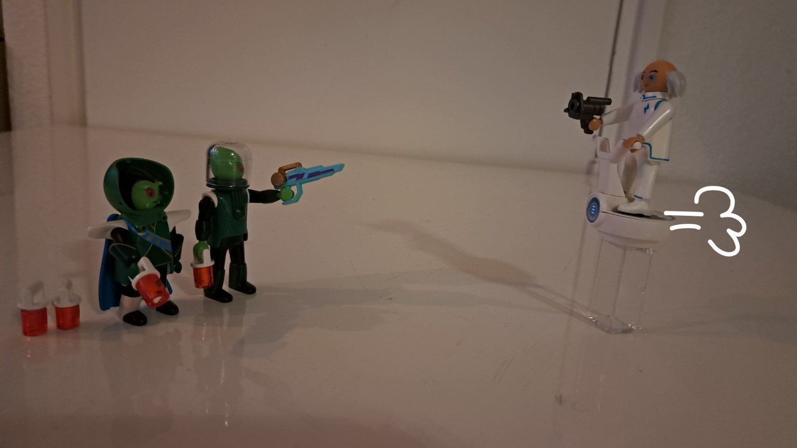 Playmobil Aliens en gekke profesor(bieden mag), Kinderen en Baby's, Gebruikt, Losse onderdelen, Ophalen of Verzenden, Figuren