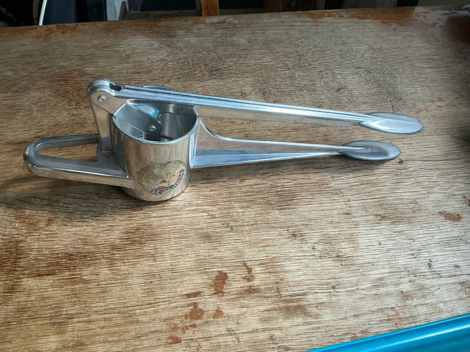 KULL vintage aluminium aardappelpers, Ophalen, Zo goed als nieuw
