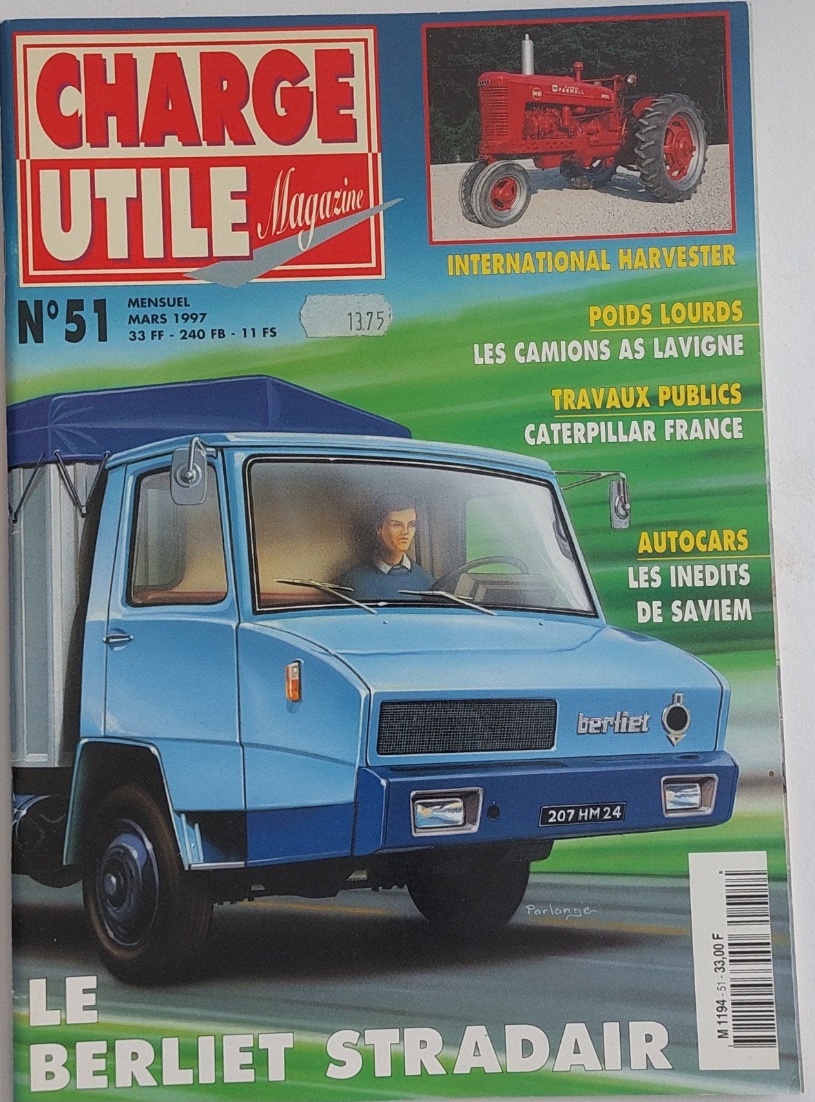 Charge Utile Magazine N51 - Maart 1997, Ophalen of Verzenden, Gelezen, Overige typen