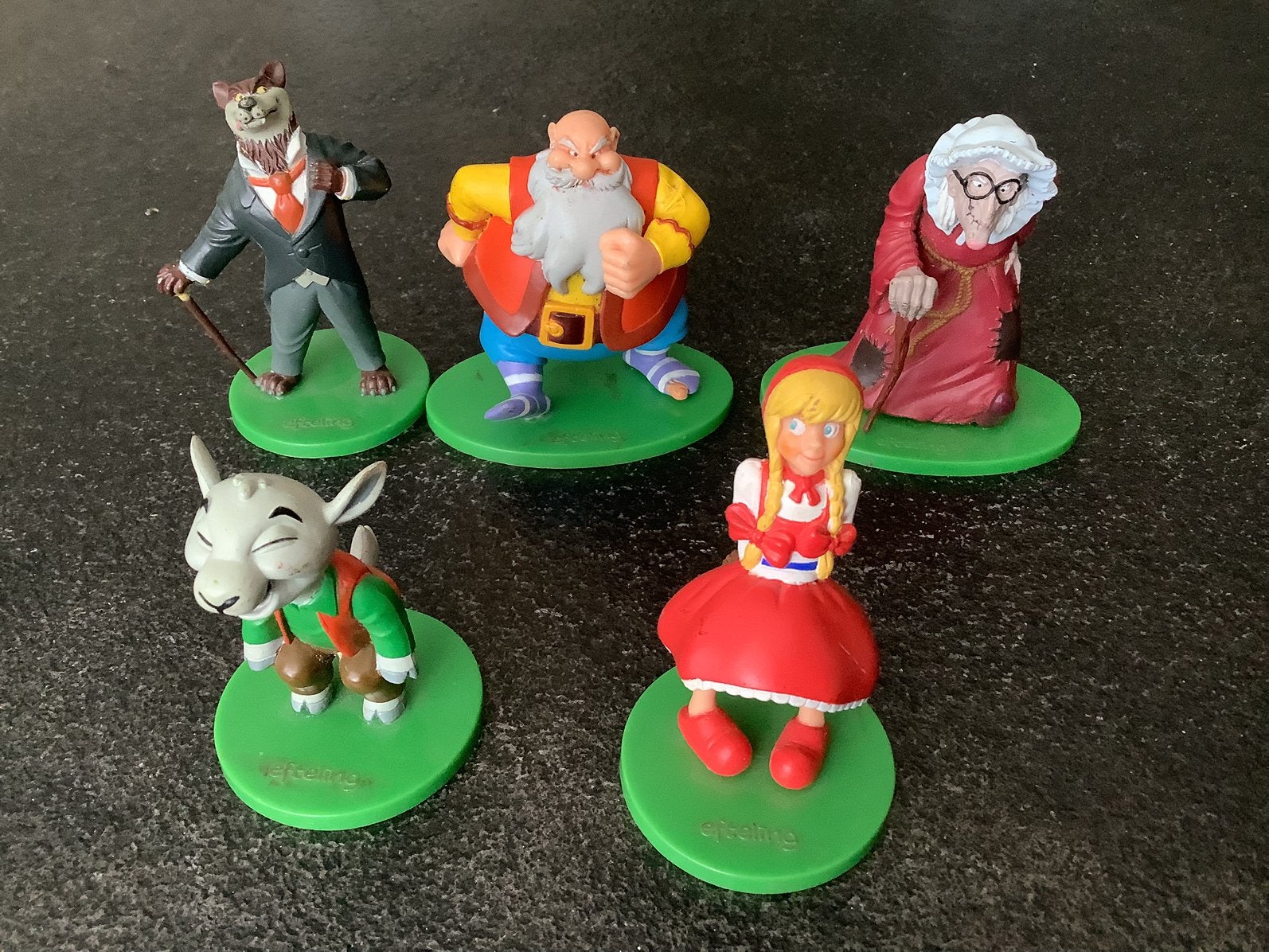 5 efteling figuren poppetjes figuurtjes, Verzamelen, Ophalen of Verzenden, Zo goed als nieuw, Beeldje of Poppetje