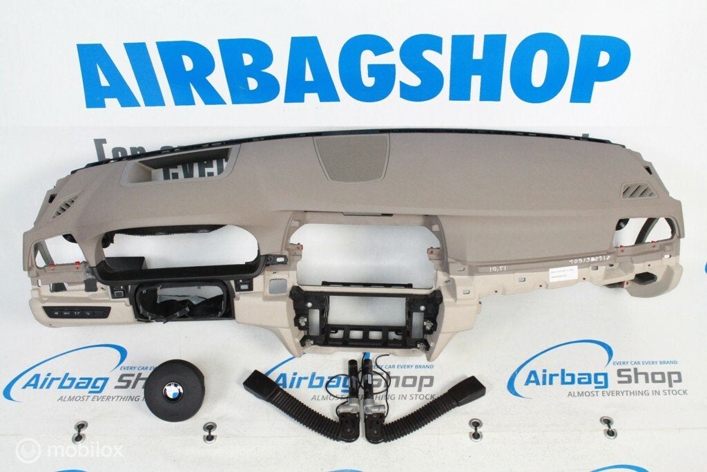 Airbag set - Dashboard M beige HUD + speaker BMW 5 serie F10, Gebruikt, Ophalen of Verzenden