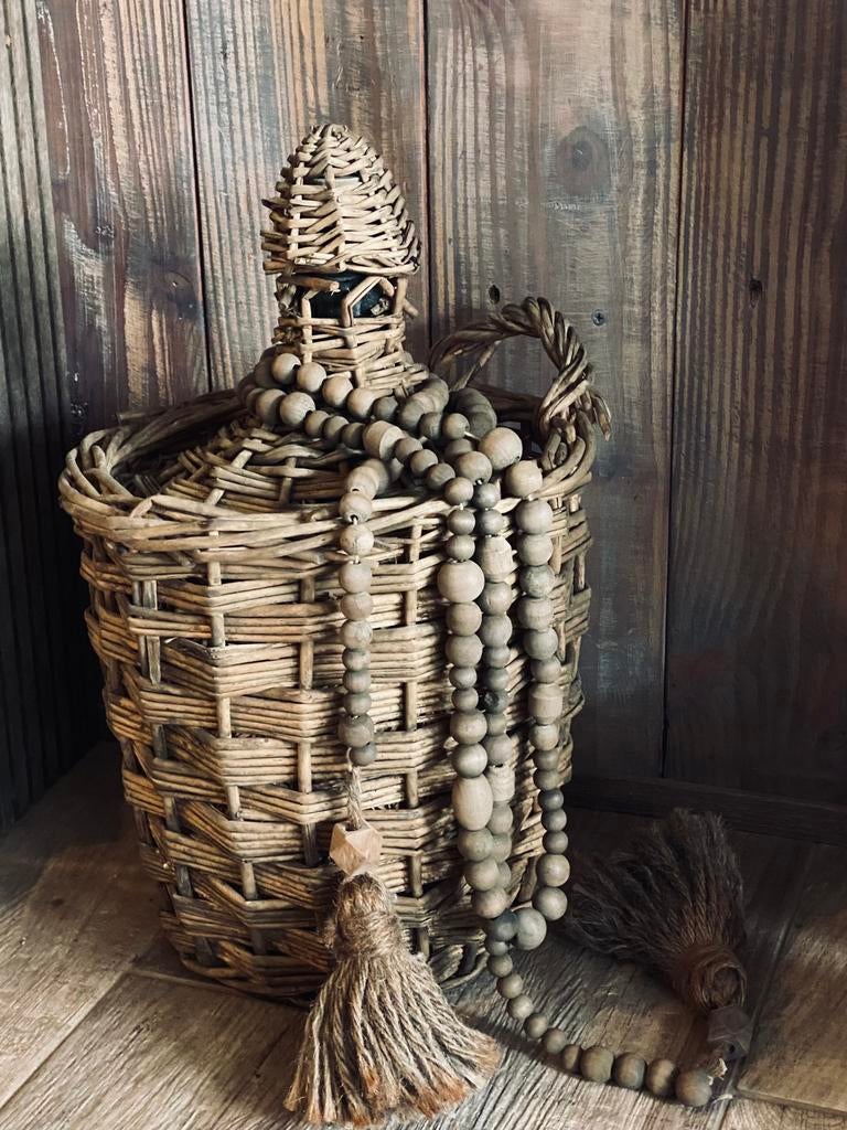 Brocante vintage gistfles / mandfles, Ophalen, Zo goed als nieuw