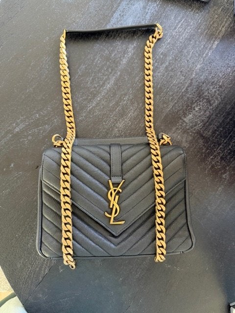 YSL damestas origineel, Sieraden, Tassen en Uiterlijk, Tassen | Damestassen, Ophalen, Zo goed als nieuw, Zwart, Schoudertasje