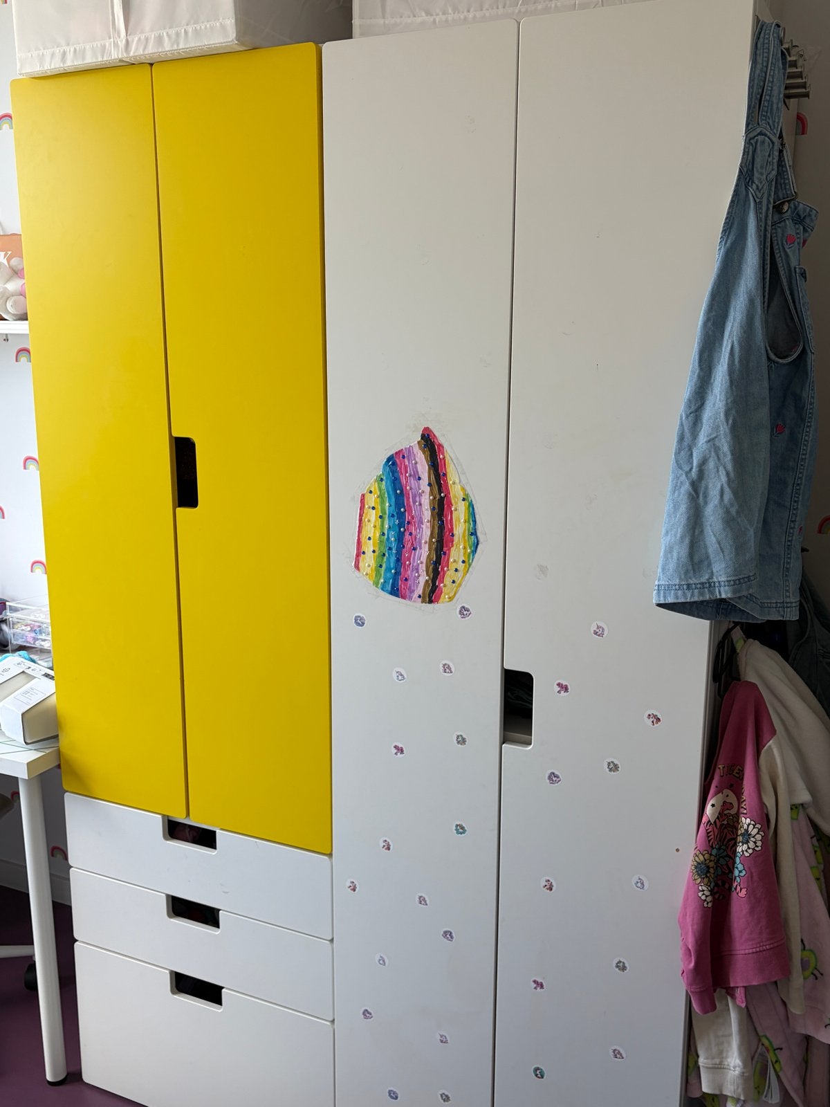 4 IKEA Stuva kasten/kledingkasten - Gebruikt, Ophalen, Kunststof, Gebruikt, 50 tot 100 cm