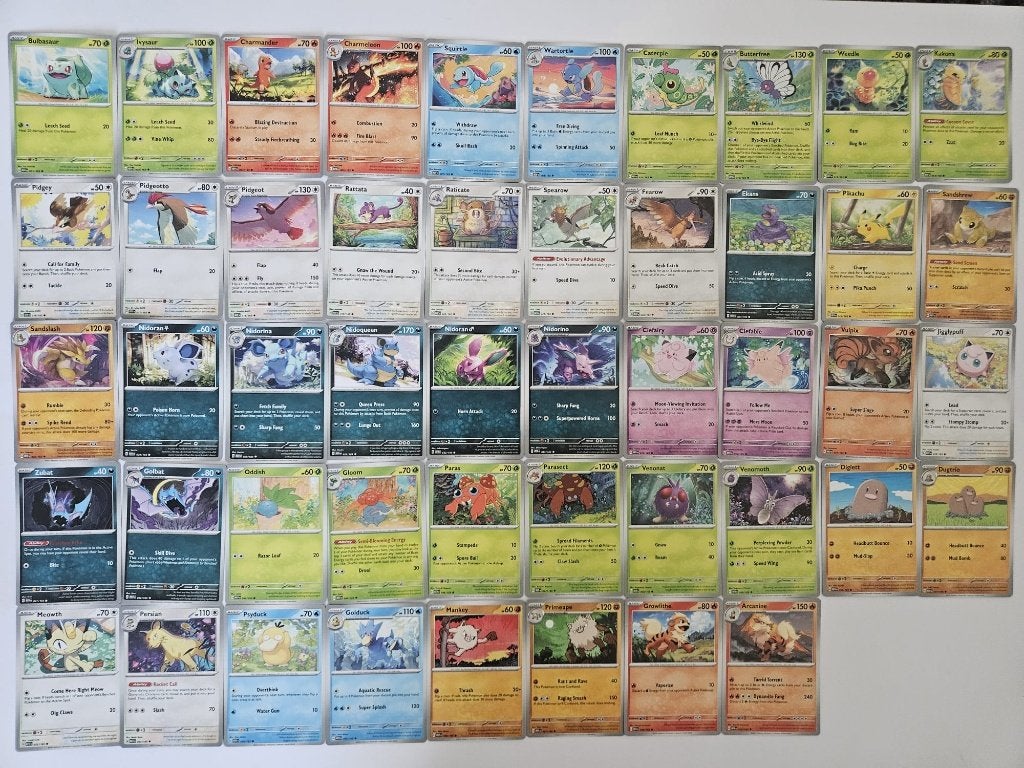 Pokémon 151 (MEW) – 113 Unieke Kaarten – Geen Dubbele, Ophalen of Verzenden, Zo goed als nieuw, Meerdere kaarten