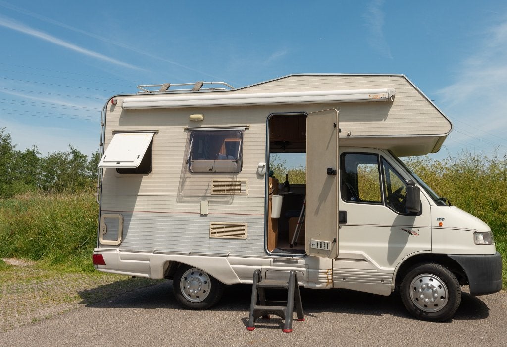 Fiat Ducato Granduca | 4 pers. | Cruise control | APK 2028, Caravans en Kamperen, Brandblusser, Alkoof, Fiat, Treinzit