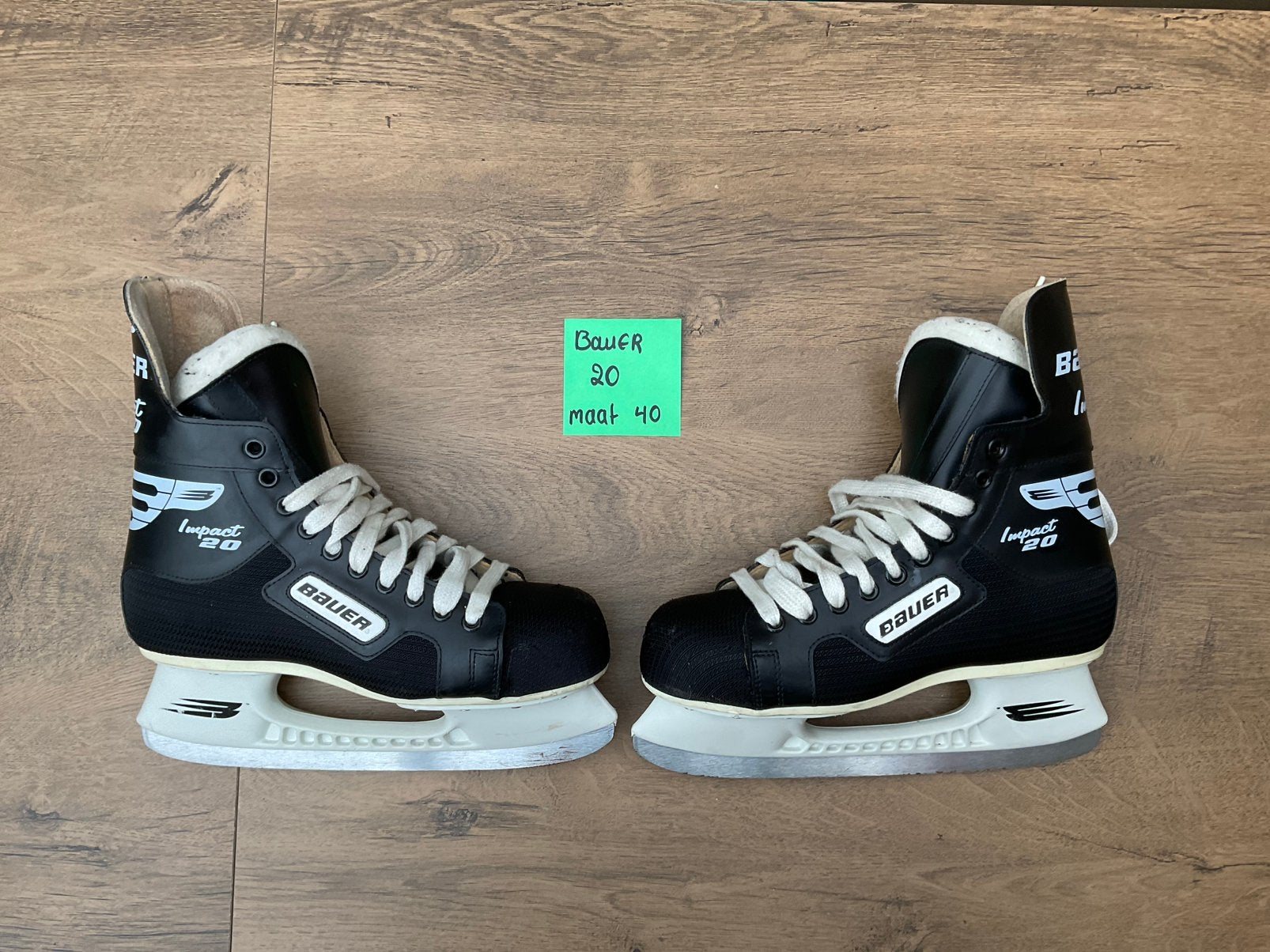 Zgan gebruikte, niet kapot, Bauer 20 ijshockey schaatsen 40, Ophalen, Zo goed als nieuw, Schaatsen