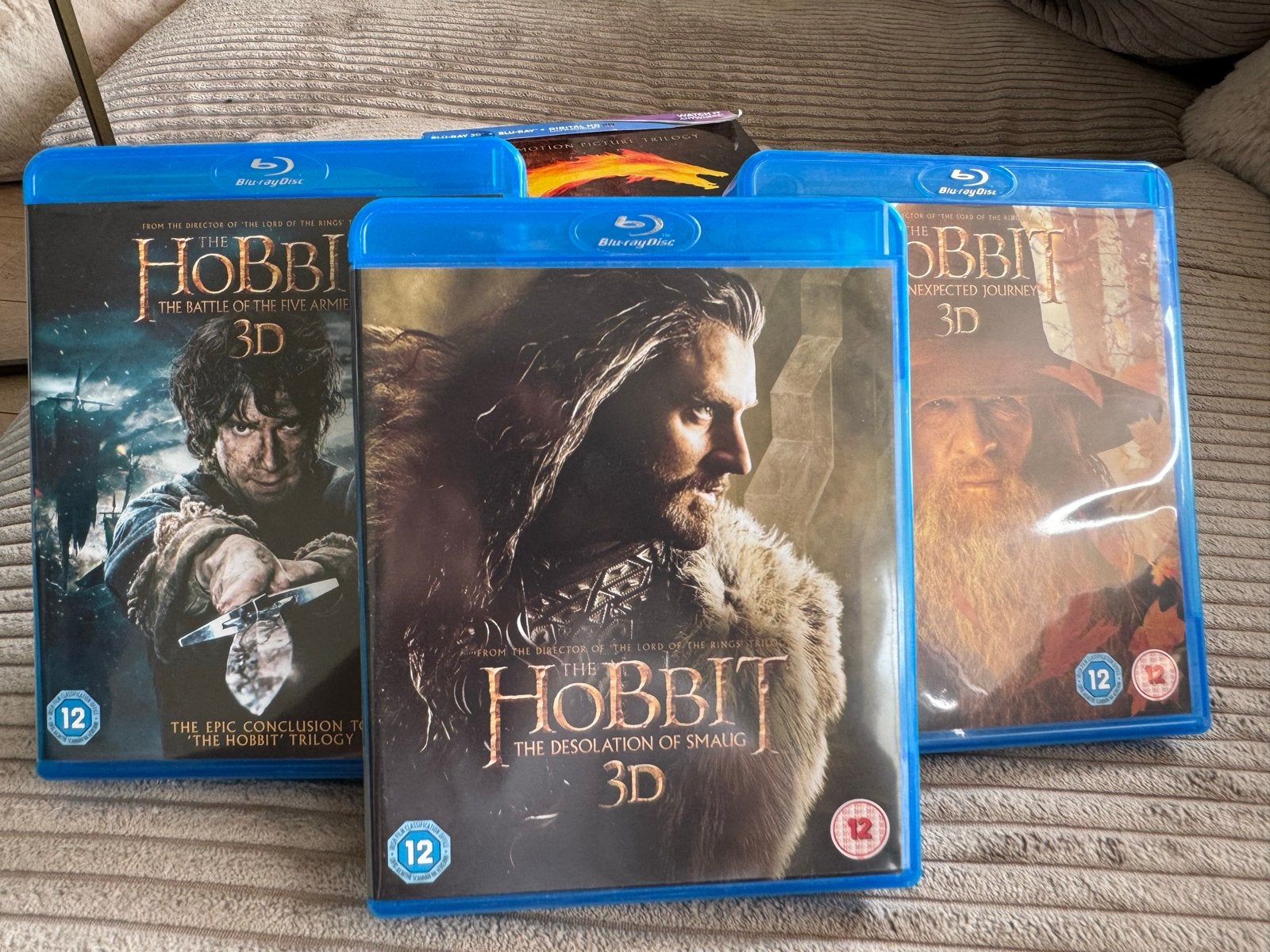 The Hobbit 3D Trilogie Blu-ray Boxset, Cd's en Dvd's, Blu-ray, Gebruikt, Avontuur, Ophalen of Verzenden
