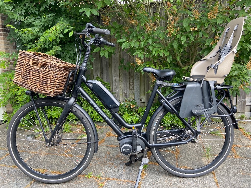 Batavus Quip E-Go Elektrische Damesfiets + Kinderzitje, Fietsen en Brommers, Fietsen | Dames | Moederfietsen, 53 tot 56 cm, Batavus