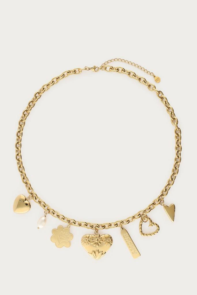 My Jewellery - Botanical bedel ketting "art of summer", Nieuw, Ophalen of Verzenden, Goud, Overige materialen