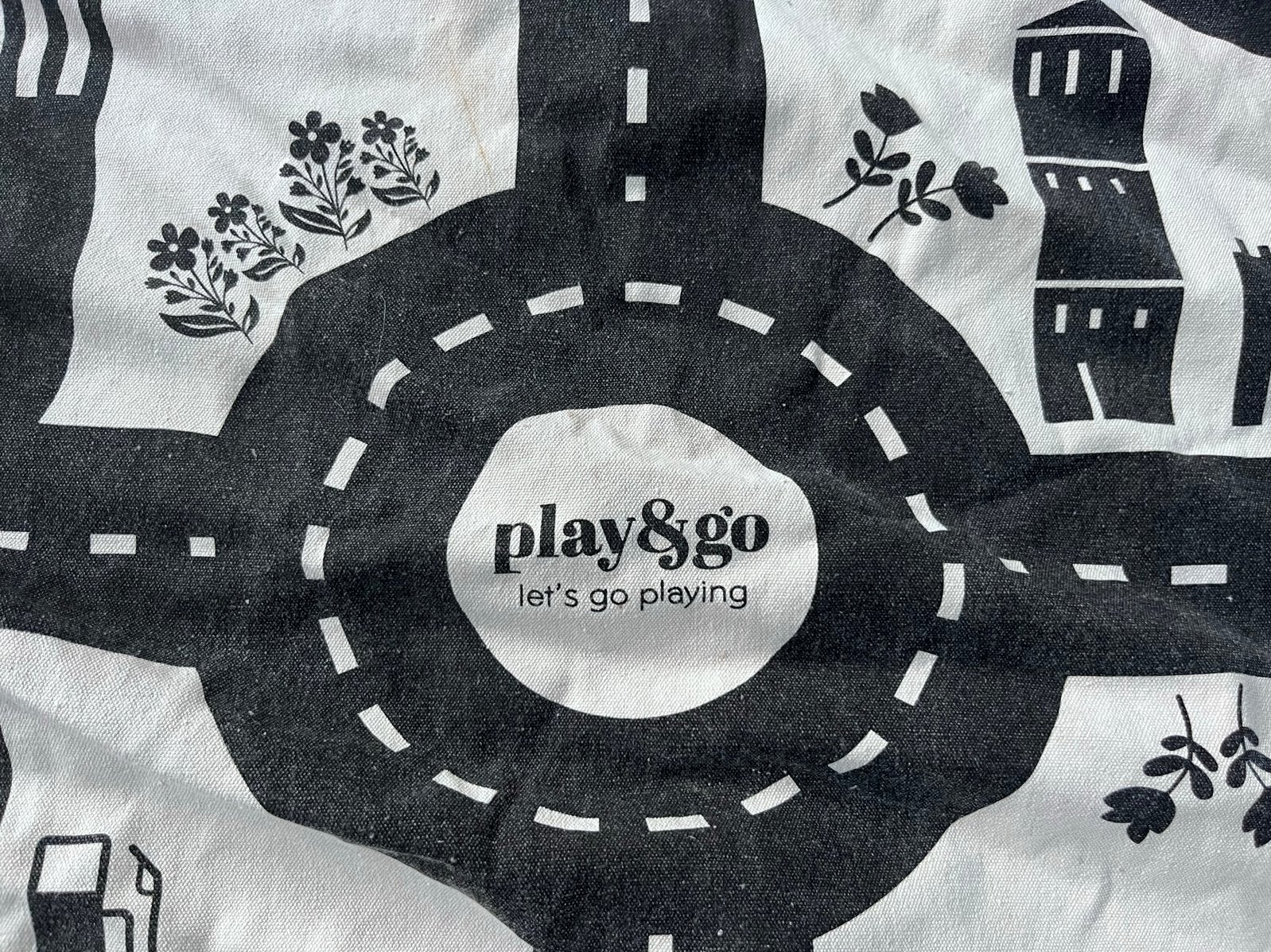 Play&Go speelmat/opbergzak - wegenpatroon, Ophalen, Gebruikt
