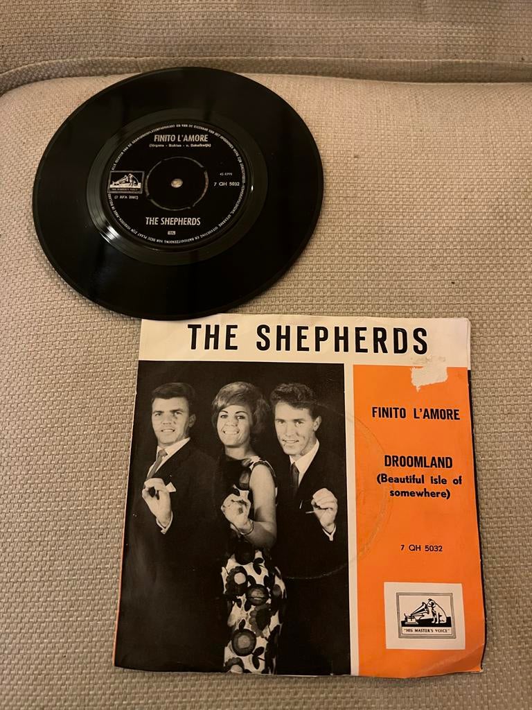 The Shepherds - Finito L'Amore / Droomland (Single), Originele persing, Ophalen of Verzenden, Gebruikt, Pop