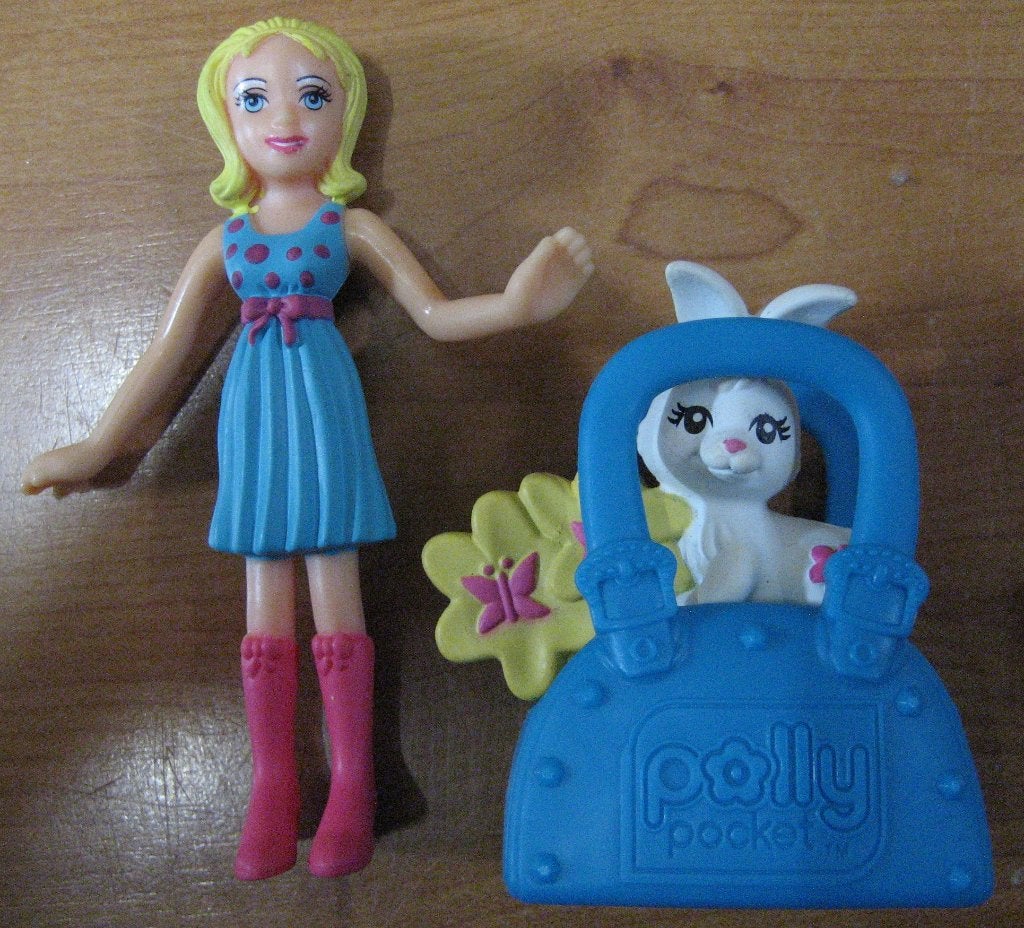 Polly Pocket poppetje met tasje - McDonald's Happy Meal, Verzamelen, Ophalen of Verzenden, Zo goed als nieuw