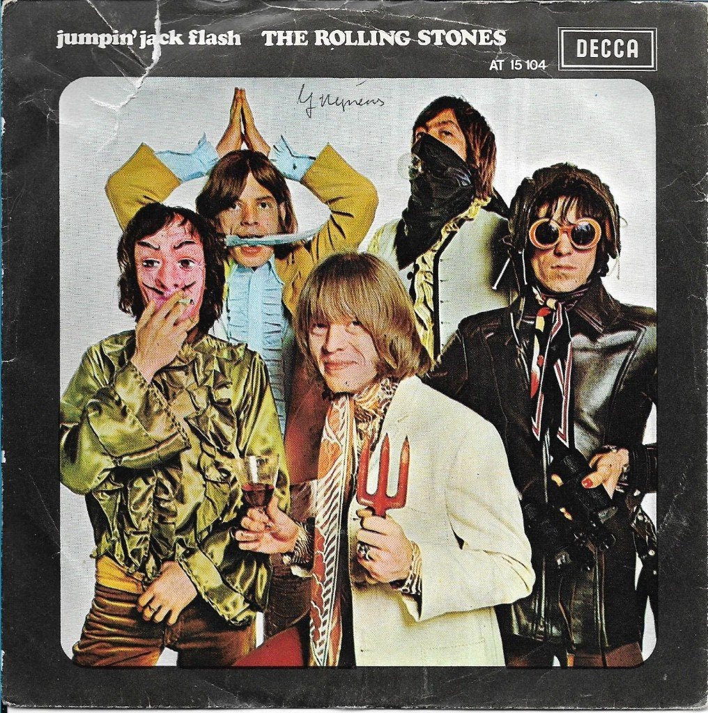 The Rolling Stones - Jumpin` Jack flash, Ophalen of Verzenden, Zo goed als nieuw, 7 inch, Pop