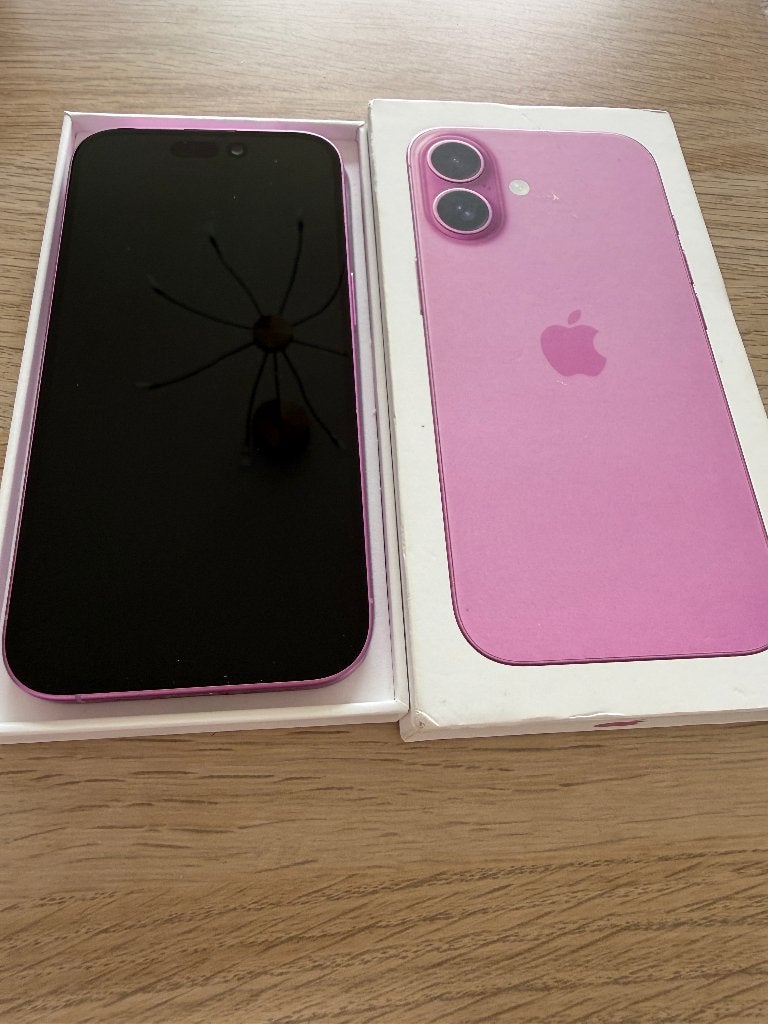 iPhone 16 Roze (128GB) – 88% batterij, Ophalen, 128 GB, 88 %, IPhone 16
