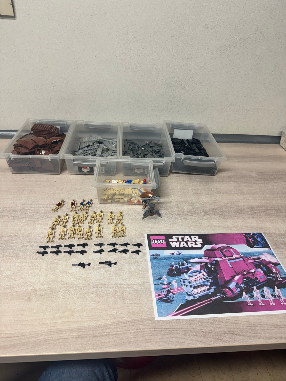 Lego star wars 7762 Trade Federation MTT, Ophalen of Verzenden, Gebruikt