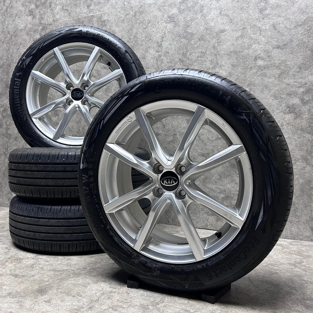 17 inch originele velgen + zomerbanden Kia Stonic, Auto-onderdelen, Banden en Velgen, Gebruikt, Banden en Velgen, 17 inch, Personenwagen