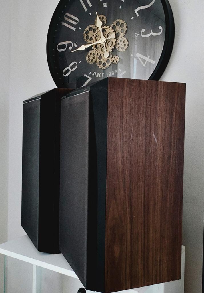 Jamo 504 Boekenplank Luidsprekers - Klassiek Geluid, Gebruikt, Ophalen of Verzenden, 60 tot 120 watt, Front, Rear of Stereo speakers
