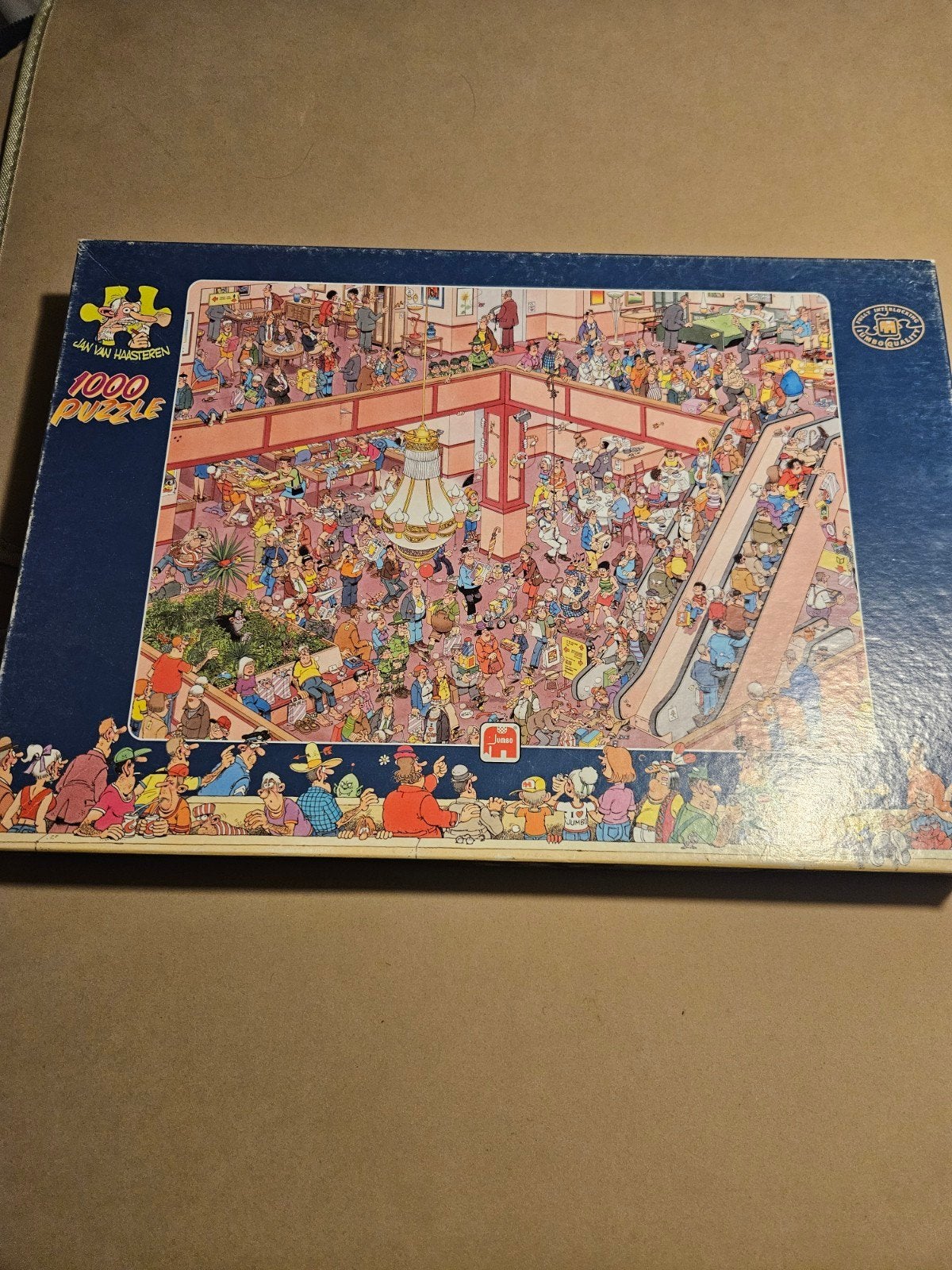 Jan van Haasteren, 1000 stukjes., Hobby en Vrije tijd, Denksport en Puzzels, Ophalen of Verzenden, 500 t/m 1500 stukjes, Zo goed als nieuw