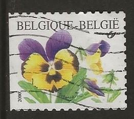 Belgie 17, viooltjes, Verzenden, Gestempeld