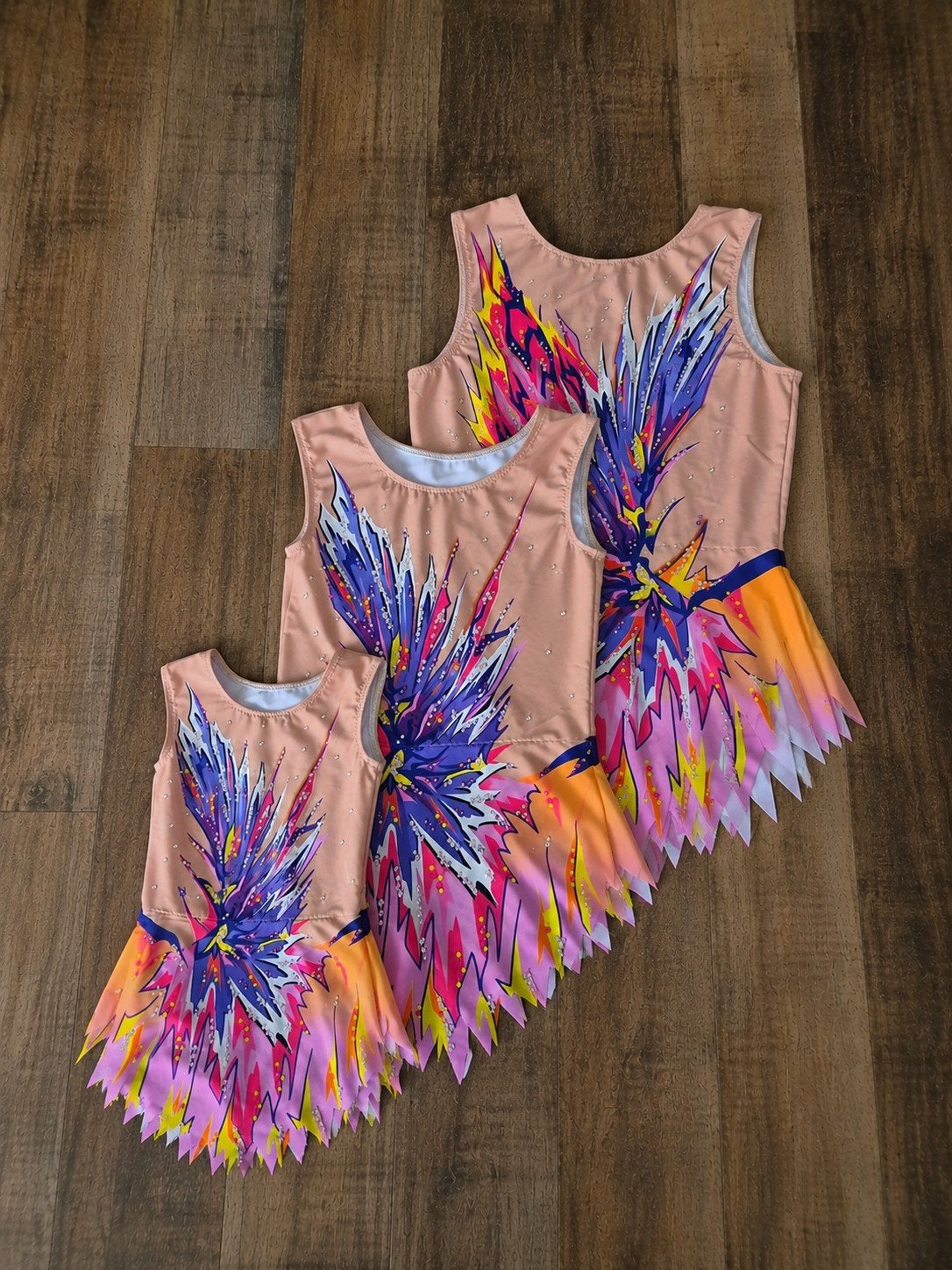 acropakje trio, Sport en Fitness, Kindermaat 146 t/m 176, Ophalen of Verzenden, Nieuw, Turnpak(je)