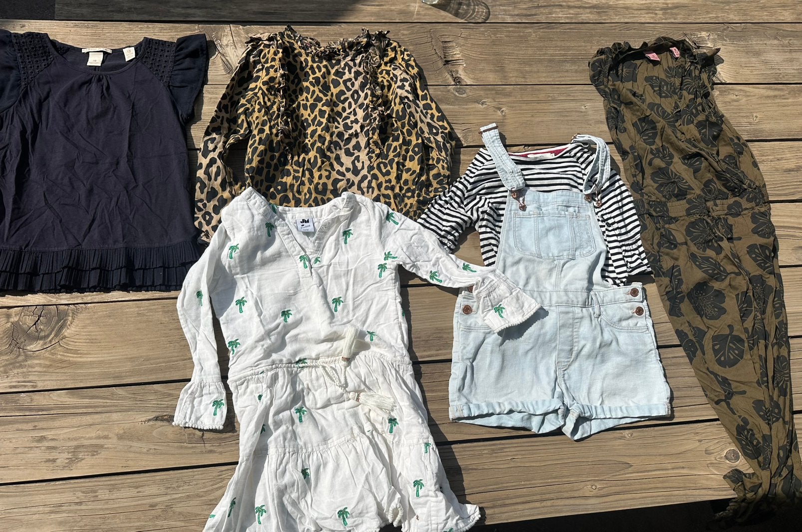 Kleding pakket 134/ 140 shirtjes, jurkjes, broekje, Ophalen of Verzenden, Zo goed als nieuw, Maat 134