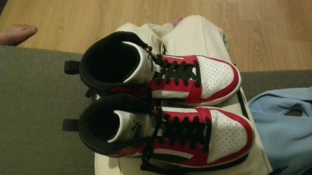 schoenen puma rood zwart wit, Ophalen, Puma, Rood, Sneakers of Gympen