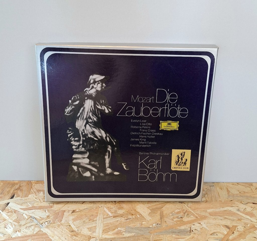 Mozart – Die Zauberflöte | Karl Böhm | Boxset met 3 LP's, Boxset, Mozart, Opera of Operette, Ophalen of Verzenden
