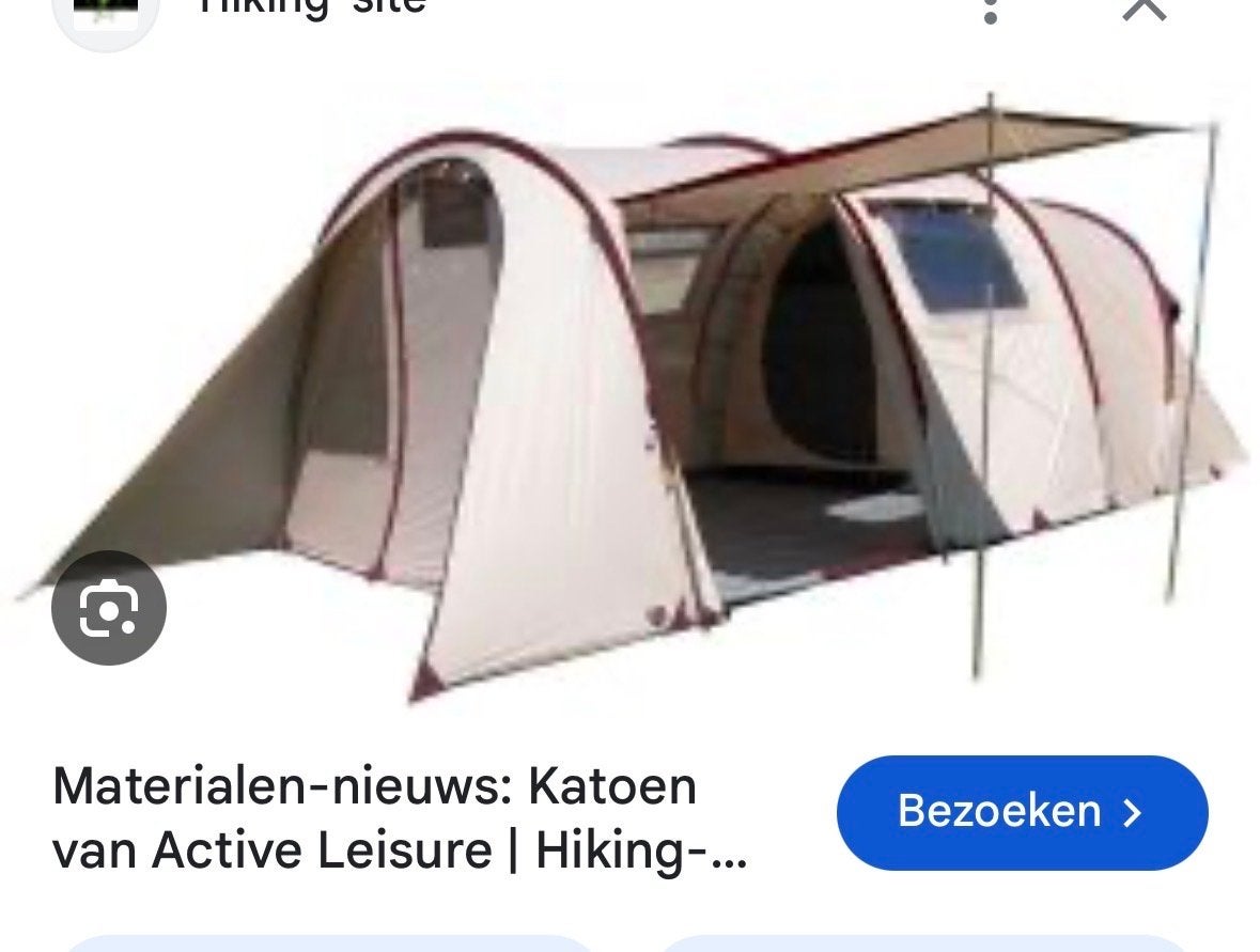 Onderdelen brixen 6 tunneltent, Caravans en Kamperen, Ophalen of Verzenden, Gebruikt, Tot en met 6