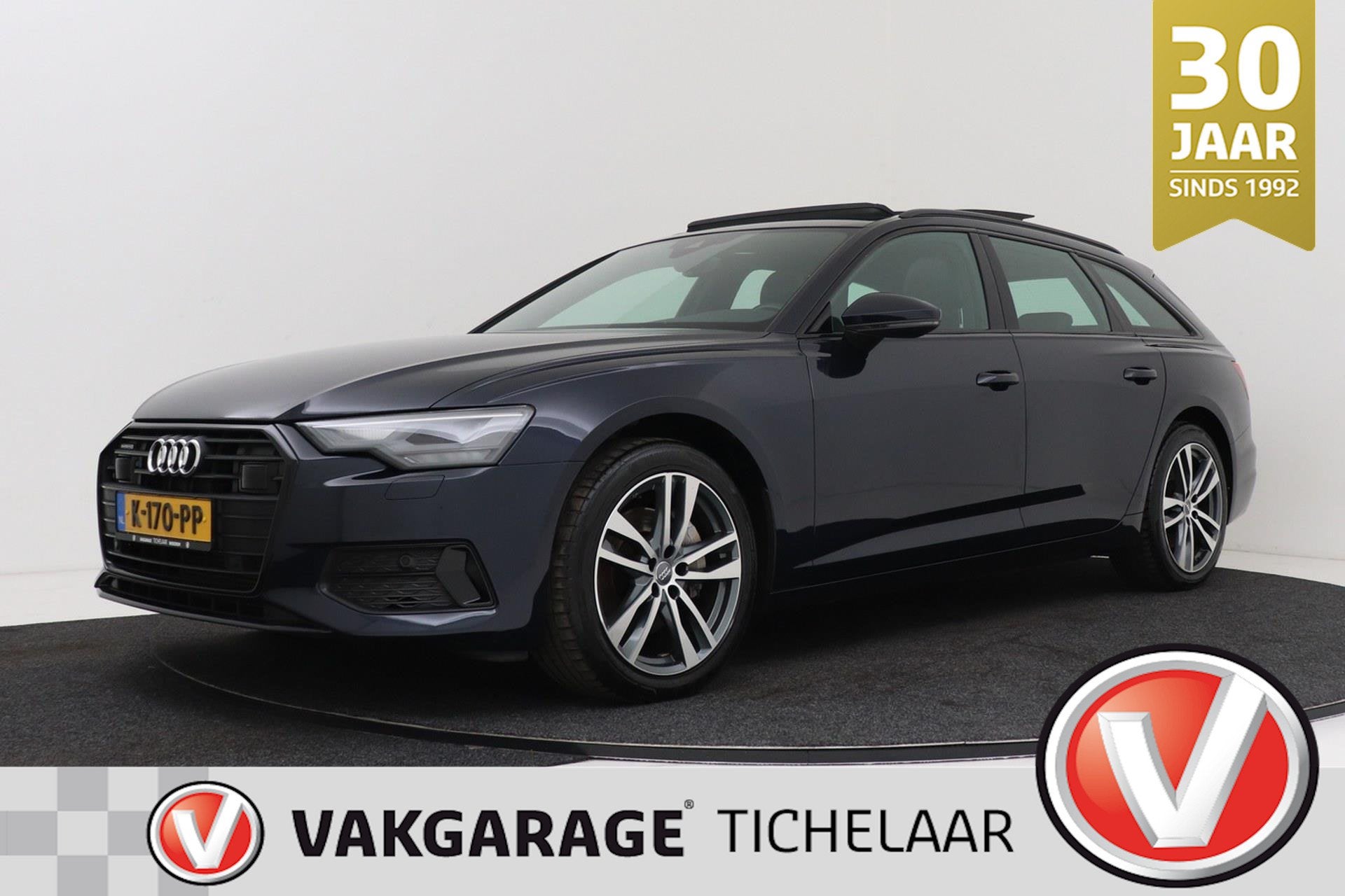 Audi A6 Avant 45 TFSI quattro Sport Pro Line | Trekhaak | Pa, Automaat, Gebruikt, 4 cilinders, Blauw