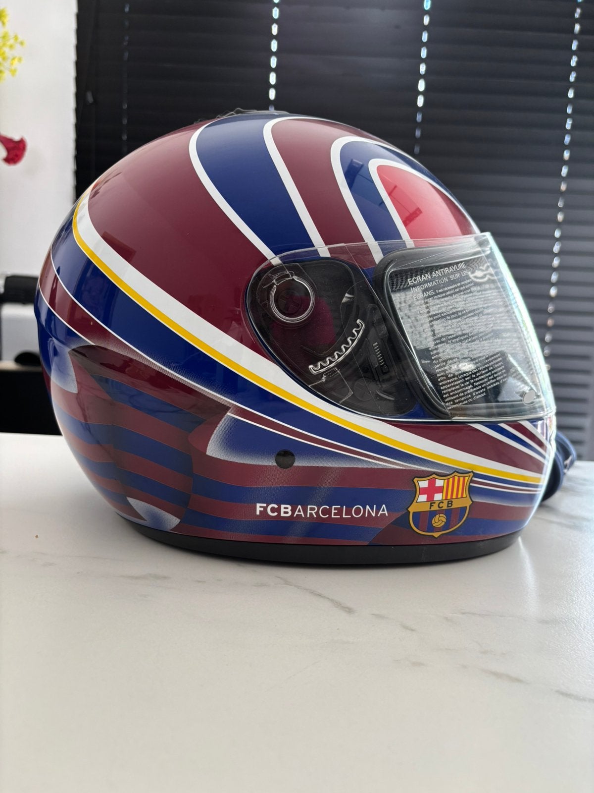 Scooterhelm FC Barcelona, Heren, Overige typen, Nieuw zonder kaartje, L