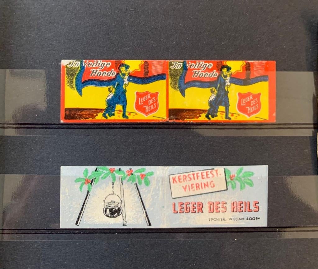 Sluitzegels Leger Des Heils #1, Postzegels en Munten, Verzenden, Na 1940, Gestempeld