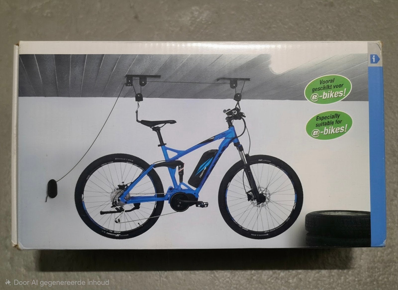Nieuwe fietslift voor e-bikes - plafondmontage, Fietsen en Brommers, Ophalen of Verzenden, Nieuw