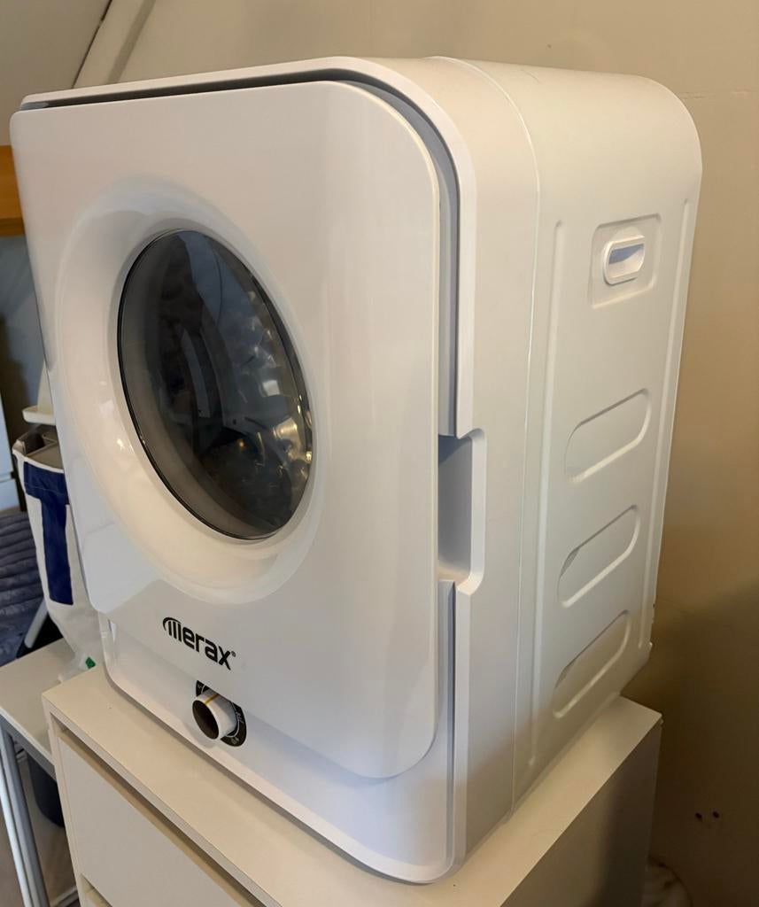 Compacte Merax Afvoerdroger-Nieuw!, Witgoed en Apparatuur, Wasdrogers, Zo goed als nieuw, Luchtafvoer, Voorlader, 4 tot 6 kg, Minder dan 85 cm