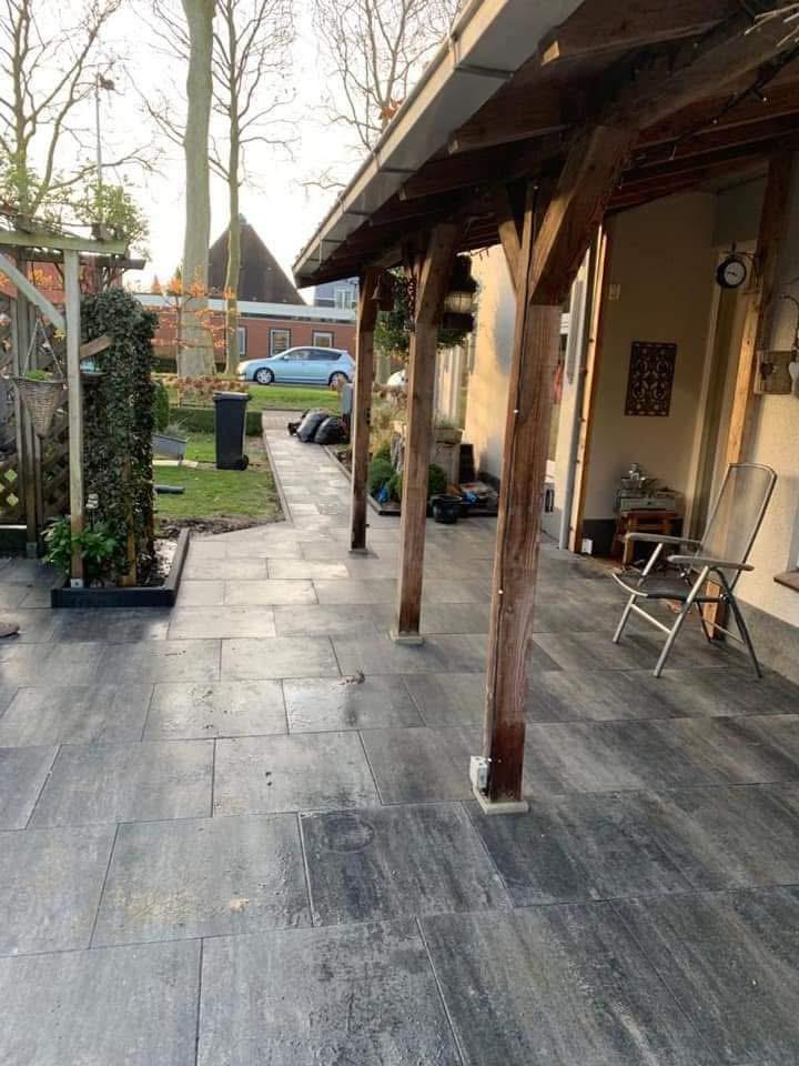 Tuin-aanleg, Tuin en Terras, Tegels en Klinkers, Ophalen, Nieuw, Beton, Terrastegels
