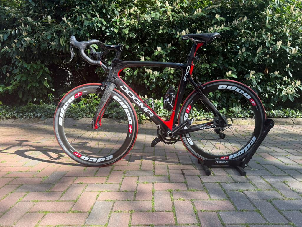 Pinarello Dogma F10, 58, Campagnolo 11s carbon wielen, Overige merken, Carbon, Ophalen of Verzenden, Zo goed als nieuw