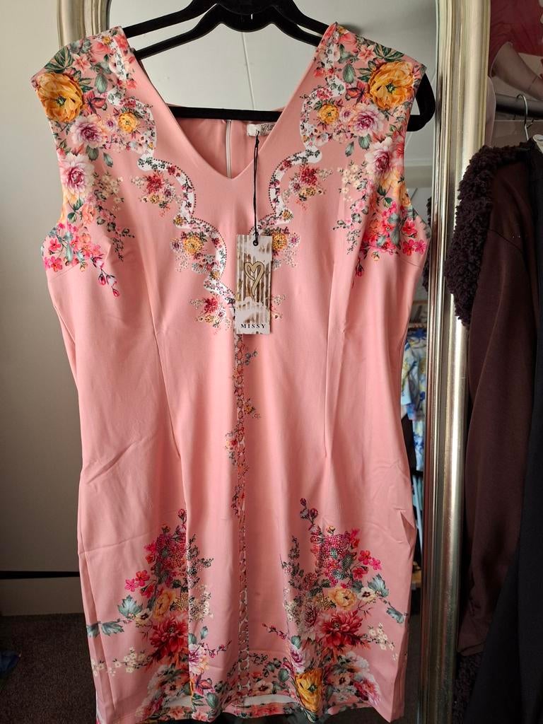 Prachtige jurk;Missy (xl)nieuw. Gratis verzending., Ophalen of Verzenden, Nieuw, Maat 46/48 (XL) of groter