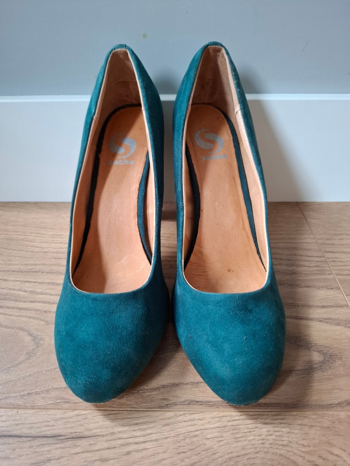 Groene Sasha pumps, Ophalen of Verzenden, Zo goed als nieuw, Groen