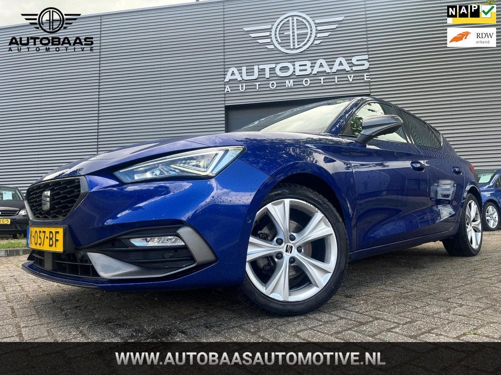 Seat Leon 1.0 TSI FR Edition *NW APK 07-2028* NL-AUTO+NAP+1E, Gebruikt, Leder en Stof, Origineel Nederlands, Bedrijf