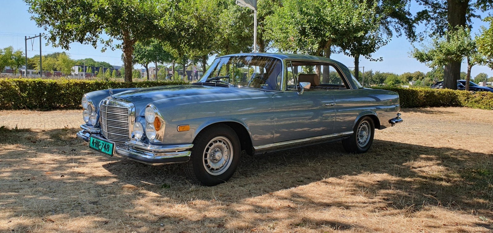 mercedes 280se 3.5 v8 w111 coupe topstaat alle inruil mogeli, Automaat, Achterwielaandrijving, 3500 cc, Blauw