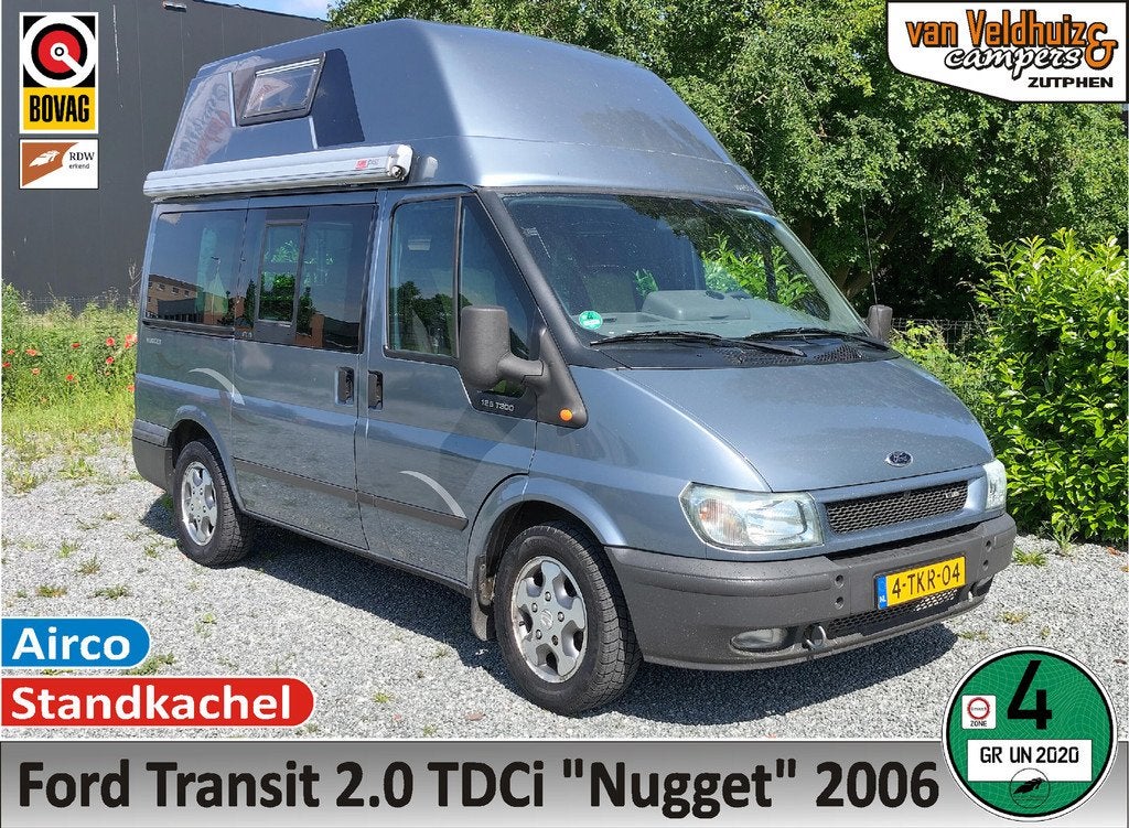 Ford Transit 2.0 TDCi "Westfalia Nugget", Caravans en Kamperen, Campers, Buscamper of Camperbus, Bedrijf, Ford, 4 tot 5 meter
