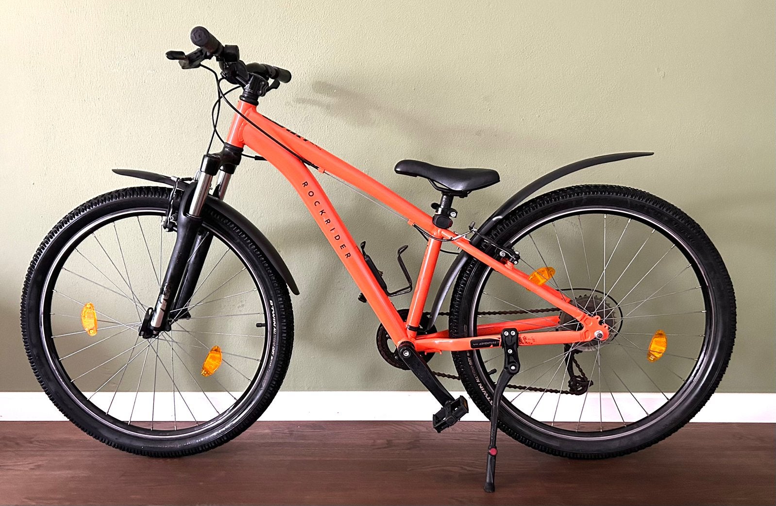 Mountainbike Rockrider ST500 met accessoires in nieuwstaat!, Fietsen en Brommers, Ophalen, Zo goed als nieuw