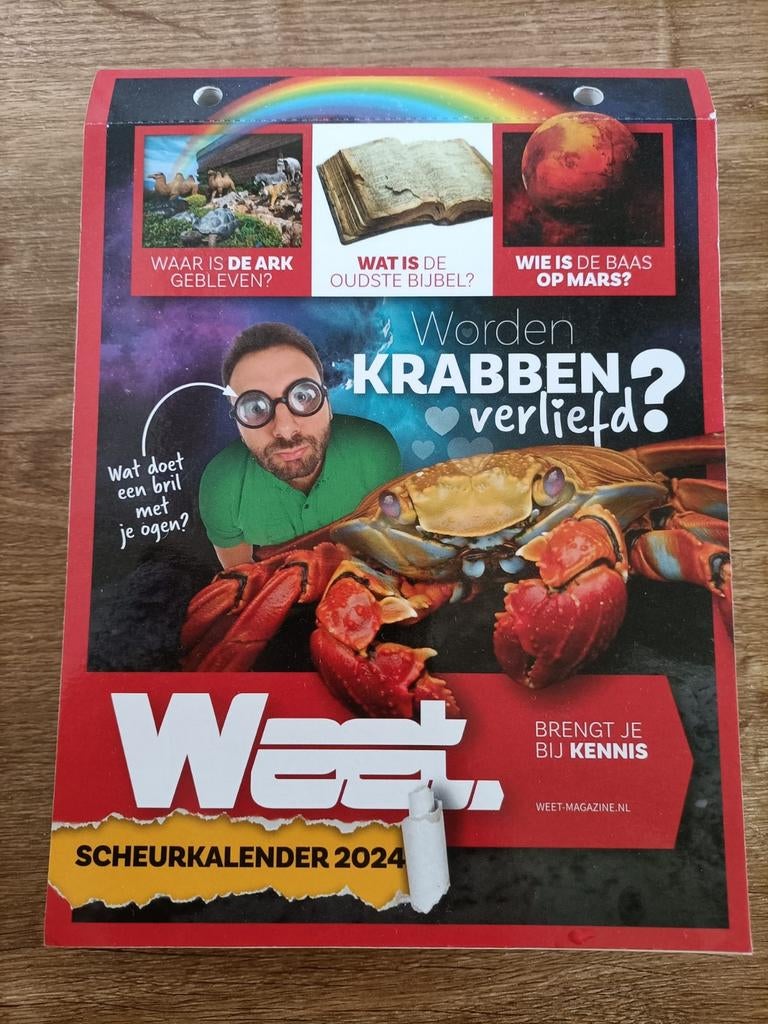 Weet Scheurkalender 2024, Ophalen of Verzenden, Dagkalender, Nieuw