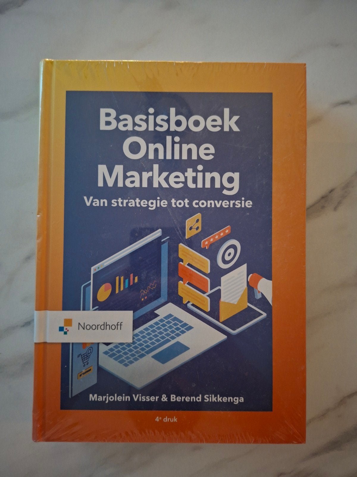 Basisboek Online Marketing - HBO Studieboek NIEUW IN SEAL, Boeken, Ophalen of Verzenden, Zo goed als nieuw, Economie en Marketing