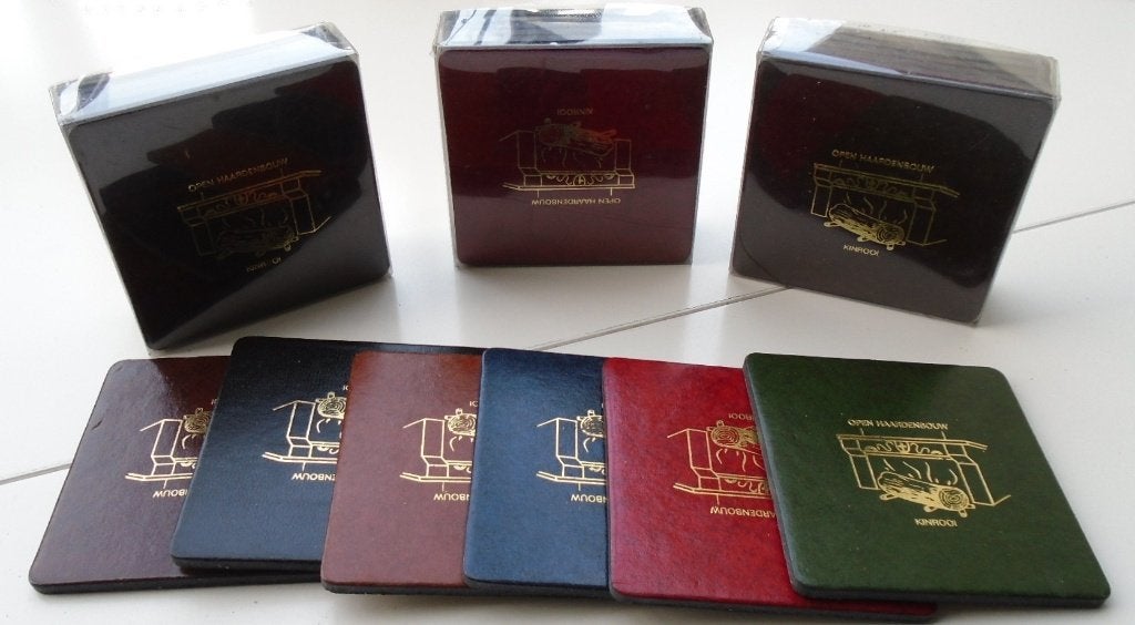 ONDERZETTERS PARTIJ MET RECLAME 44 SETS A 6 STUKS, Antislip, Kurk, -, -