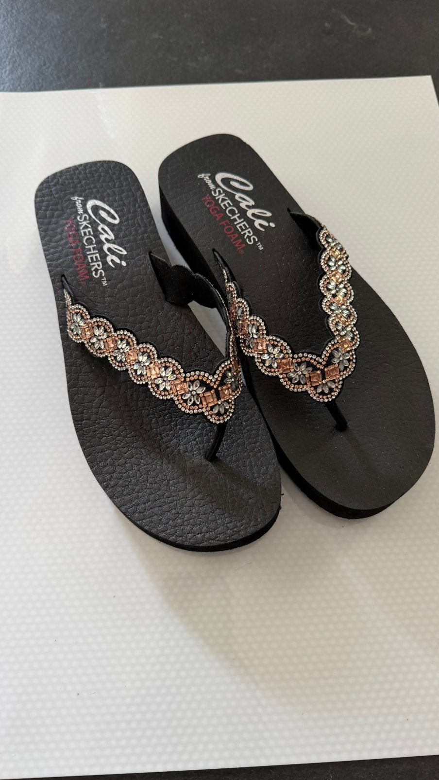 Skechers dames slippers, Ophalen, Zwart